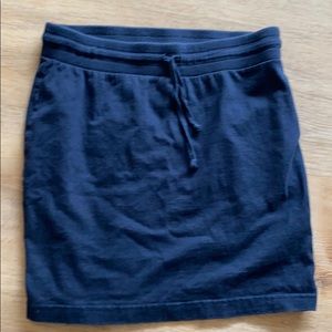 Banana Republic Navy Cotton Skirt